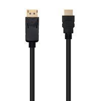 Miniatura 3 de Nanocable Cable Conversor DP a HDMI Negro 10m