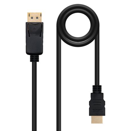 CONVERSOR NANO CABLE DISPLAYPORT/MACHO A HDMI/MACHO 2M NEGRO - Imagen 2 de 5 CONVERSOR NANO CABLE DISPLAYPORT/MACHO A HDMI/MACHO 2M NEGRO - Imagen 2 de 5