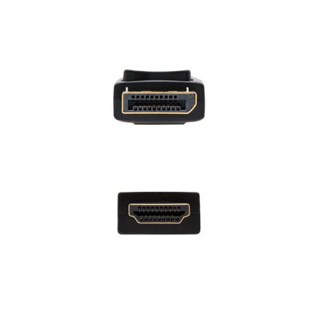 CONVERSOR NANO CABLE DISPLAYPORT/MACHO A HDMI/MACHO 2M NEGRO - Imagen 4 de 5 CONVERSOR NANO CABLE DISPLAYPORT/MACHO A HDMI/MACHO 2M NEGRO - Imagen 4 de 5