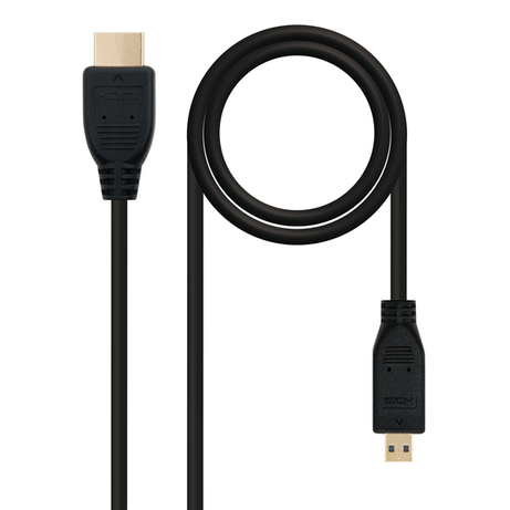 CABLE NC MICRO HDMI V1.4 A/M-D/M, 1.8 M - Imagen 1 de 4 CABLE NC MICRO HDMI V1.4 A/M-D/M, 1.8 M - Imagen 1 de 4