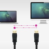 Miniatura 5 de Nanocable Cable Displayport 1.4 DP/M-DP/M 1,0m