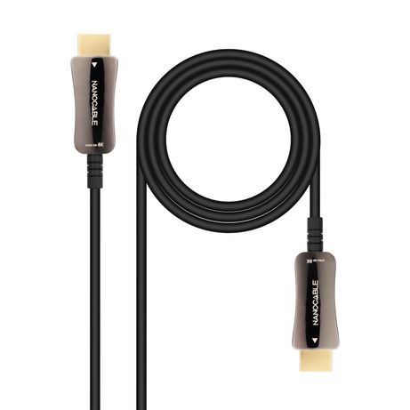 Nanocable Cable HDMI v2.1 AOC 8K@60HZ 20 m - Imagen 2 de 7 Nanocable Cable HDMI v2.1 AOC 8K@60HZ 20 m - Imagen 2 de 7