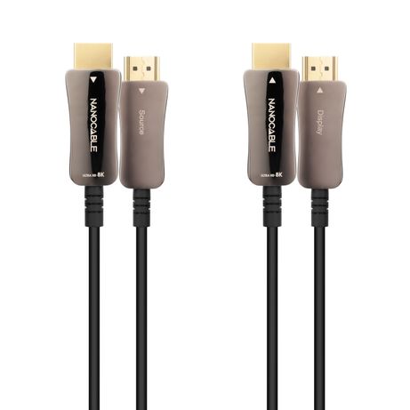 Nanocable Cable HDMI v2.1 AOC 8K@60HZ 15 m - Imagen 3 de 7 Nanocable Cable HDMI v2.1 AOC 8K@60HZ 15 m - Imagen 3 de 7
