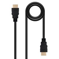 Miniatura 2 de CABLE HDMI NANO CABLE HDMI A/M - A/M V1.4 1,5M ALTA VELOCIDAD NEGRO