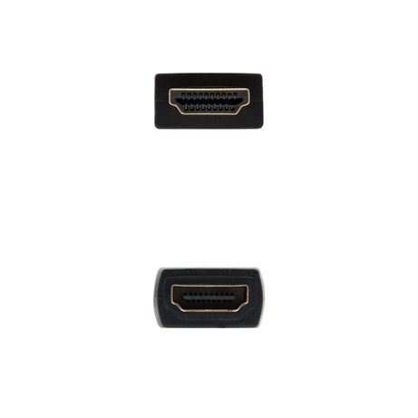 CABLE HDMI NANO CABLE HDMI A/M - HDMI A/H 2.0 PROLONGADOR 3,0M NEGRO - Imagen 4 de 4 CABLE HDMI NANO CABLE HDMI A/M - HDMI A/H 2.0 PROLONGADOR 3,0M NEGRO - Imagen 4 de 4