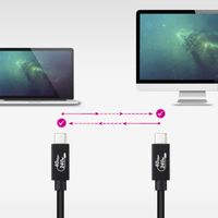 Miniatura 3 de Nanocable Cable USB4 Gen3x2 40Gbps 240W USB-C 1.8M