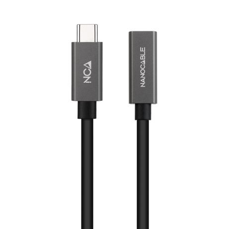 Nanocable Cable USB 3.2 Gen2 USB-C M/H 1 M Negro - Imagen 3 de 7 Nanocable Cable USB 3.2 Gen2 USB-C M/H 1 M Negro - Imagen 3 de 7
