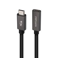 Miniatura 4 de Nanocable Cable USB 3.2 Gen2 USB-C M/H 0,5 M Negro