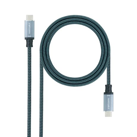 Nanocable Cable USB 3.1GEN2 5A USB-C/M-USB-C/M 2 M - Imagen 2 de 5 Nanocable Cable USB 3.1GEN2 5A USB-C/M-USB-C/M 2 M - Imagen 2 de 5