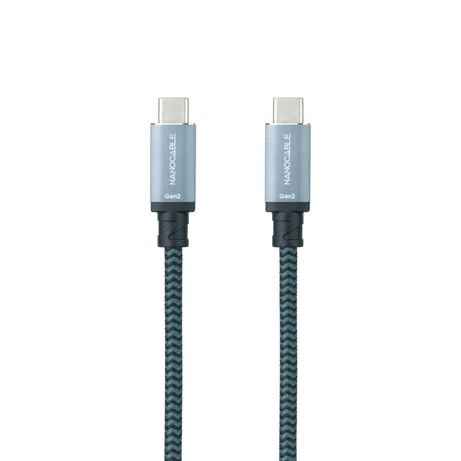 Nanocable Cable USB 3.1GEN2 5A USB-C/M-USB-C/M 2 M - Imagen 3 de 5 Nanocable Cable USB 3.1GEN2 5A USB-C/M-USB-C/M 2 M - Imagen 3 de 5