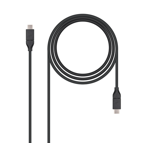 CABLE USB 3.1 GEN2 10Gbps USB-C A USB-C NEGRO 1M - Imagen 1 de 4 CABLE USB 3.1 GEN2 10Gbps USB-C A USB-C NEGRO 1M - Imagen 1 de 4
