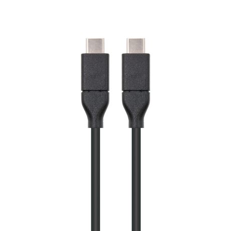 CABLE USB 3.1 GEN2 10Gbps USB-C A USB-C NEGRO 1M - Imagen 3 de 4 CABLE USB 3.1 GEN2 10Gbps USB-C A USB-C NEGRO 1M - Imagen 3 de 4
