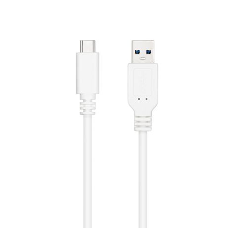 Nanocable Cable USB 3.1 Gen2 USB-C/A 2 M Blanco - Imagen 3 de 6 Nanocable Cable USB 3.1 Gen2 USB-C/A 2 M Blanco - Imagen 3 de 6