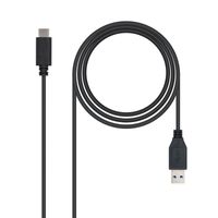 Miniatura 2 de CABLE USB NANO CABLE USB3.1 A/M - USB3.1 C/M GEN2 10GBPS 1.0M NEGRO