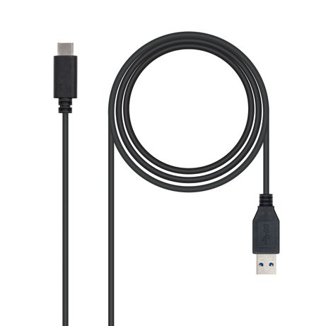 CABLE USB NANO CABLE USB3.1 A/M - USB3.1 C/M GEN2 10GBPS 1.0M NEGRO - Imagen 2 de 4 CABLE USB NANO CABLE USB3.1 A/M - USB3.1 C/M GEN2 10GBPS 1.0M NEGRO - Imagen 2 de 4