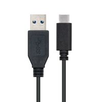 Miniatura 3 de CABLE USB NANO CABLE USB3.1 A/M - USB3.1 C/M GEN2 10GBPS 1.0M NEGRO