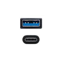 Miniatura 4 de CABLE USB NANO CABLE USB3.1 A/M - USB3.1 C/M GEN2 10GBPS 1.0M NEGRO