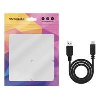 Miniatura 6 de CABLE USB 2.0 3A, TIPO USB-C/M-A/M, NEGRO 2 Metros