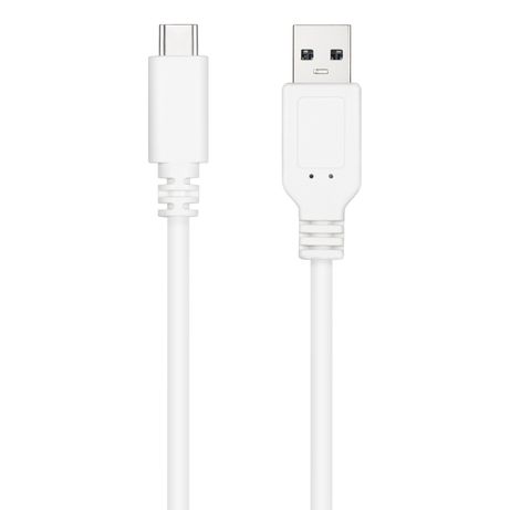 Nanocable Cable USB 2.0 3A USB-C-M/M 1M Blanco - Imagen 3 de 6 Nanocable Cable USB 2.0 3A USB-C-M/M 1M Blanco - Imagen 3 de 6