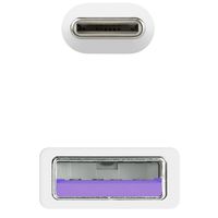 Miniatura 5 de CABLE USB NANO CABLE USB2.0 USB-C/M - A/M 1.5M BLANCO