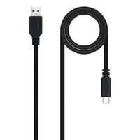 Miniatura 2 de CABLE USB 2.0 3A, TIPO USB-C/M-A/M, NEGRO, 0.5M