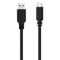 Miniatura 3 de CABLE USB 2.0 3A, TIPO USB-C/M-A/M, NEGRO, 0.5M