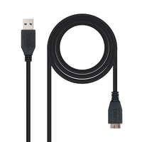Miniatura 1 de CABLE NC USB3 A/M A MICRO B/M 1M NEGRO