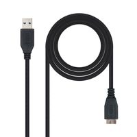 Miniatura 2 de CABLE NC USB3 A/M A MICRO B/M 1M NEGRO