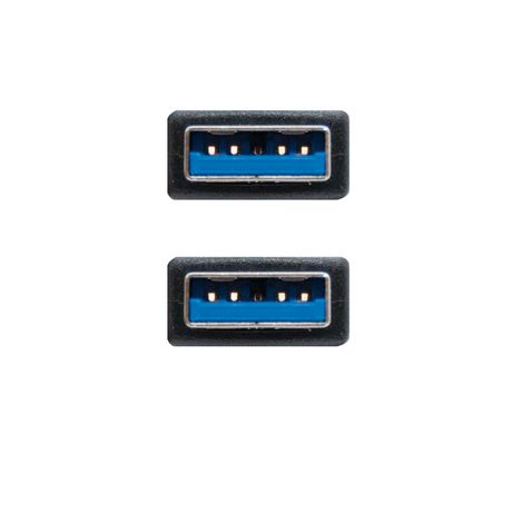 Nanocable Cable USB 3.0, tipo A/M-A/M, Negro, 1m - Imagen 4 de 4 Nanocable Cable USB 3.0, tipo A/M-A/M, Negro, 1m - Imagen 4 de 4