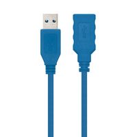 Miniatura 3 de CABLE USB 3.0 TIPO A/M-A/H AZUL 1 MT NANOCABLE 10.01.0901-BL