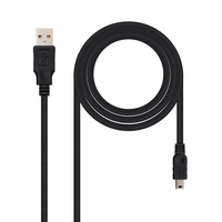 Miniatura 1 de CABLE NC USB 2.0 -MINI USB 5PIN M-M 1M