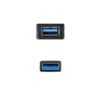 Miniatura 4 de CABLE USB NANO CABLE USB3.0 A/M - USB3.0 A/H 5.0M NEGRO ALARGADOR C/AMPLIFICADOR