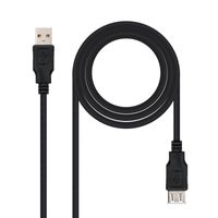 Miniatura 2 de CABLE NC USB 2.0 M-H 3M NEGRO