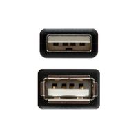 Miniatura 4 de CABLE NC USB 2.0 M-H 3M NEGRO