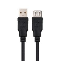 Miniatura 3 de CABLE NC USB 2.0 1,8M M-H NEGRO