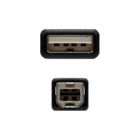 CABLE NC USB2.0 IMPRESORA A/M-B/M 3M NEG - Imagen 4 de 4 CABLE NC USB2.0 IMPRESORA A/M-B/M 3M NEG - Imagen 4 de 4