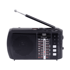 RADIO PORTÃTIL TREVI MULTIBANDA BLUETOOTH USB MICRO SD RA 7F20 BT NEGRO