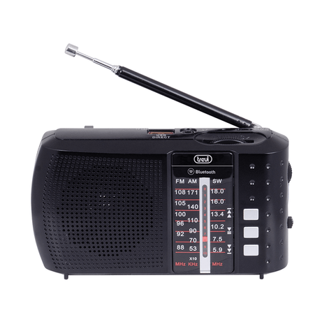 RADIO PORTÃTIL TREVI MULTIBANDA BLUETOOTH USB MICRO SD RA 7F20 BT NEGRO - Imagen 1 de 4 RADIO PORTÃTIL TREVI MULTIBANDA BLUETOOTH USB MICRO SD RA 7F20 BT NEGRO - Imagen 1 de 4