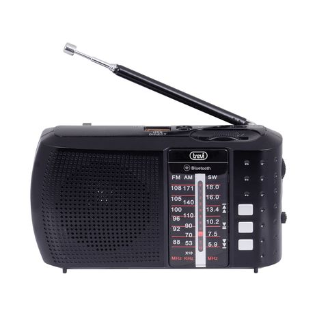 RADIO PORTÃTIL TREVI MULTIBANDA BLUETOOTH USB MICRO SD RA 7F20 BT NEGRO - Imagen 2 de 4 RADIO PORTÃTIL TREVI MULTIBANDA BLUETOOTH USB MICRO SD RA 7F20 BT NEGRO - Imagen 2 de 4