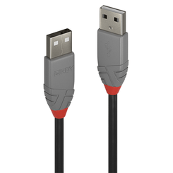 5M USB 2.0 TYPE A CABLE  ANTHRA