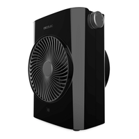 Miniatura 1 de READYWARM 2070 MAX CECOTEC FORCE NEGRO TERMOVENTILADOR 2000W 2 NIVELES 3 MODOS