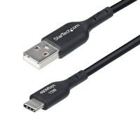Miniatura 1 de Cable Cargador USB-A a USB-C de 2m - USB-A a USB Tipo C M/M - Negro
