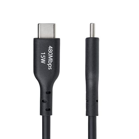 Cable Cargador USB-A a USB-C de 2m - USB-A a USB Tipo C M/M - Negro - Imagen 4 de 10 Cable Cargador USB-A a USB-C de 2m - USB-A a USB Tipo C M/M - Negro - Imagen 4 de 10