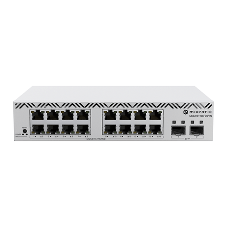MikroTik CSS318-16G-2S+IN Switch 16xGbE 2xSFP+ - Imagen 1 de 4 MikroTik CSS318-16G-2S+IN Switch 16xGbE 2xSFP+ - Imagen 1 de 4