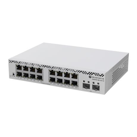 MikroTik CSS318-16G-2S+IN Switch 16xGbE 2xSFP+ - Imagen 3 de 4 MikroTik CSS318-16G-2S+IN Switch 16xGbE 2xSFP+ - Imagen 3 de 4