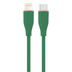 CABLE DE CARGA Y DATOS GEMBIRD USB TIPO-C A 8 PINES DE SILICONA PREMIUM 1,5M VD