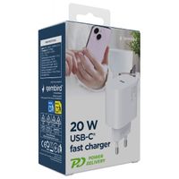 Miniatura 7 de CARGADOR RAPIDO GEMBIRD USB TYPE-C DE 20 W BLANCO