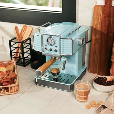 CAFETERA CECOTEC VINTAGE ESPRESSO 20 TRADIZIONALE LIGHT BLUE - Imagen 5 de 11 CAFETERA CECOTEC VINTAGE ESPRESSO 20 TRADIZIONALE LIGHT BLUE - Imagen 5 de 11
