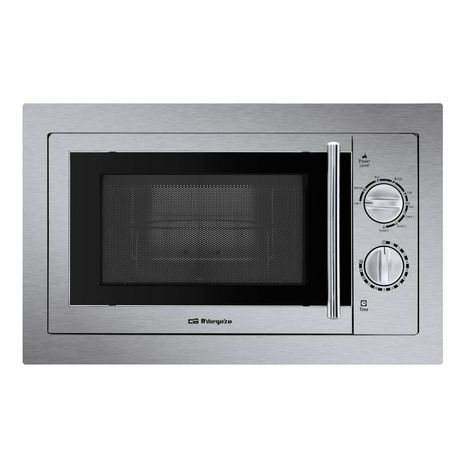 HORNO MICROONDAS INTEGRABLE ORBEGOZO MIG2033 20 LITROS CON GRILL INOX - Imagen 2 de 2 HORNO MICROONDAS INTEGRABLE ORBEGOZO MIG2033 20 LITROS CON GRILL INOX - Imagen 2 de 2