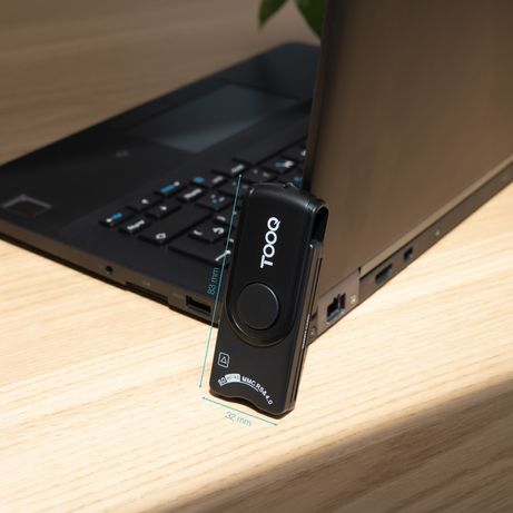 Tooq TQR-3012B Lector DNIe, SIM, SD/TF, USB-A - Imagen 3 de 7 Tooq TQR-3012B Lector DNIe, SIM, SD/TF, USB-A - Imagen 3 de 7
